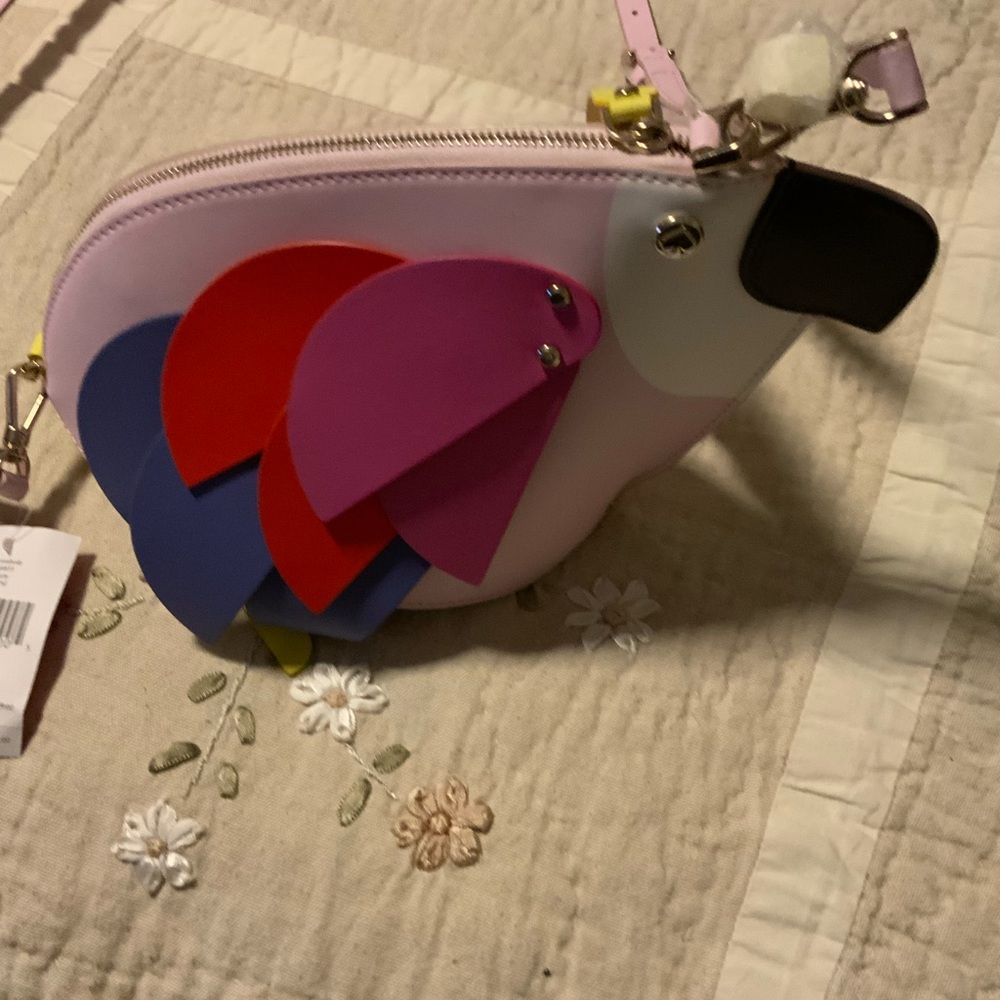 NWT Kate Spade Parrot-Shaped Crossbody Bag